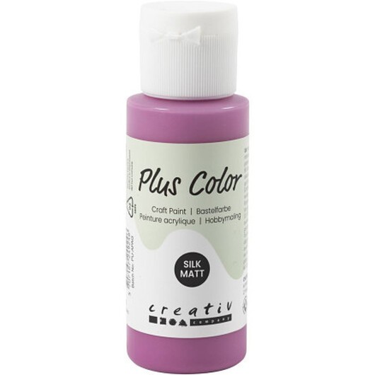 Plus Color Hobbyfärg, red plum, 60 ml/ 1 flaska