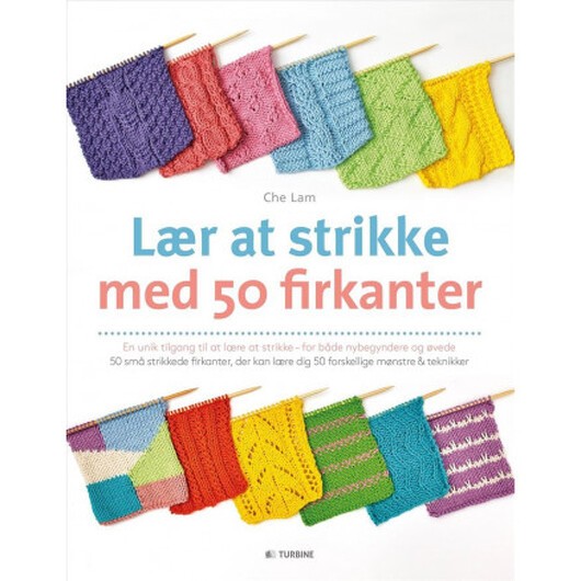 Lær at strikke med 50 firkanter - Bok av Che Lam