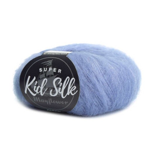 Mayflower Super Kid Silk Garn Unicolor 91 Kvällshimmel