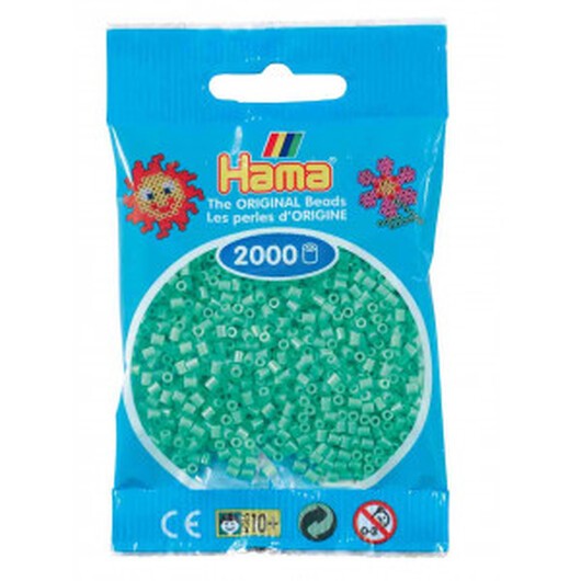 Hama Mini Pärlor 501-11 Ljusgrön - 2000 st.