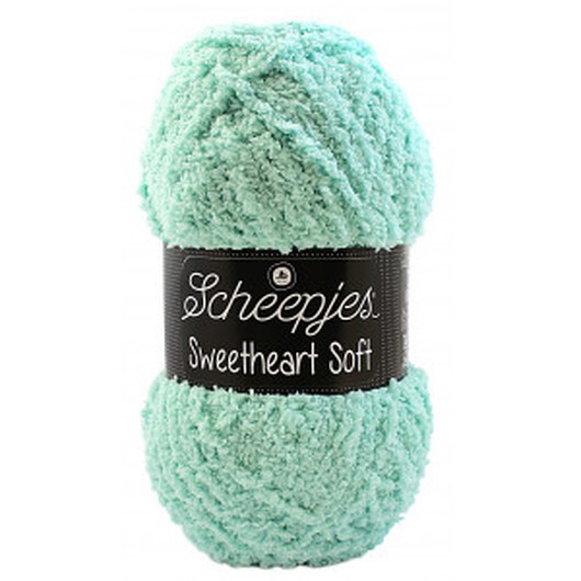 Scheepjes Sweetheart Soft Garn Unicolor 17 Sjögrön