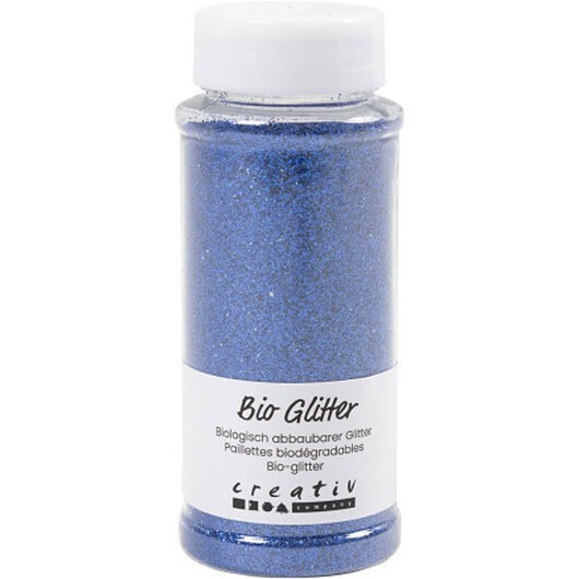 Bio-glimmer, blå, 140 ml/ 1 burk