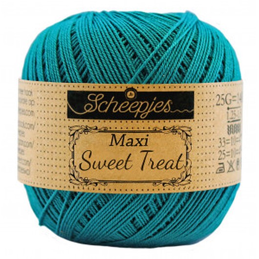 Scheepjes Maxi Sweet Treat Garn Unicolor 401 Dark Teal