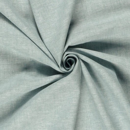 Linne/Bomull melerat 138cm 22 Mint - 50cm