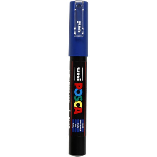 Posca Marker , nr. PC-1M, spets 0,7 mm, extra fine, blå, 1 st.
