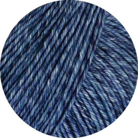 Lana Grossa Vintage Socks Garn 1005 Jeans/Grå/Dunkelblå Melange