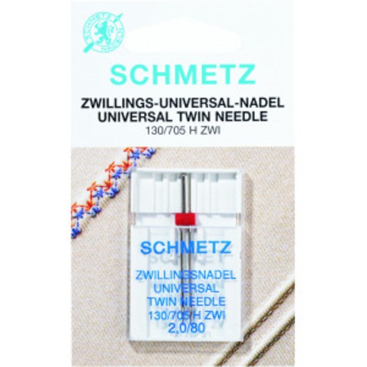 Â Schmetz Symaskinsnål Tvilling 130/705 H-Zwi Str. 4,0-90 - 2 st