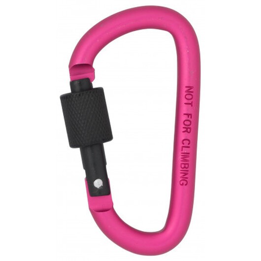 Infinity Hearts Karbinhake med Lås Mässing Ljuslila 80mm - 5 st