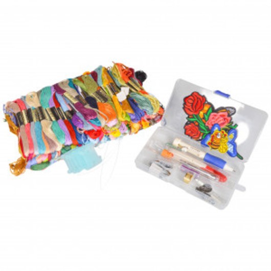 Infinity Hearts Punch needle Broderi Startpaket Deluxe - 187 delar