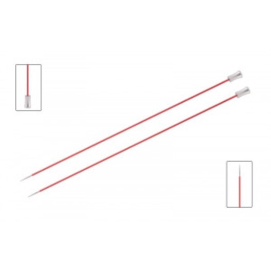 KnitPro Zing Stickor / Jumperstickor Mässing 25cm 2,00mm / 9.8in US0 C