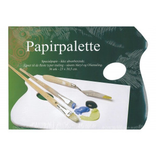 Artino Papperspalett Vit 23x30,5cm - 36 ark