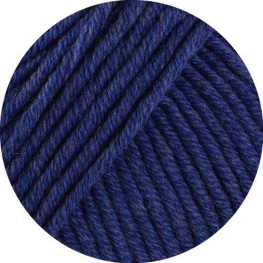Lana Grossa Cool Wool Superbig Melange Garn 208 Mörkblå Melange
