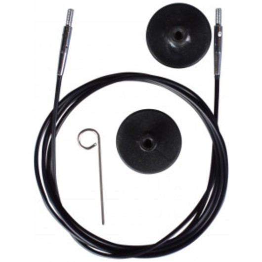 KnitPro Wire / Kabel till Korta Ändstickor 94cm (Blir 120cm inkl. änds