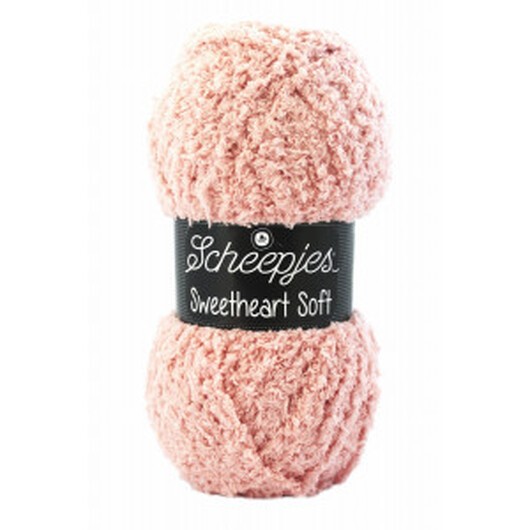 Scheepjes Sweetheart Soft Garn Unicolor 12 Ljus Rosa