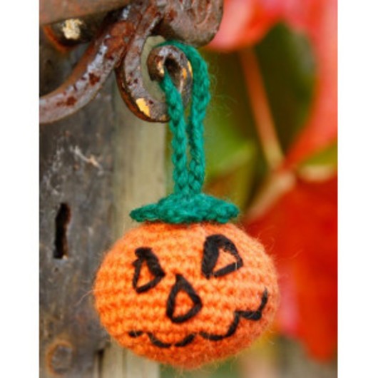 Jack by DROPS Design - Halloween Pumpa Virkmönster 5cm