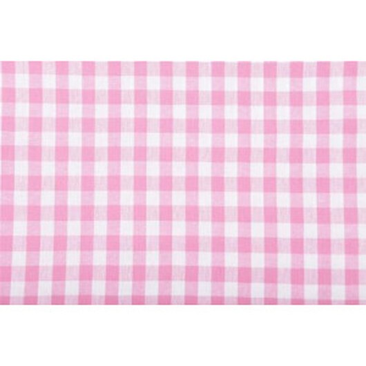 Köksrutor 10x10mm Bomullstyg 523 Rosa 140cm - 50cm