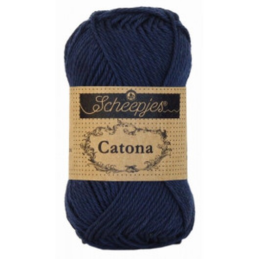 Scheepjes Catona Garn Unicolor 124 Ultramarine