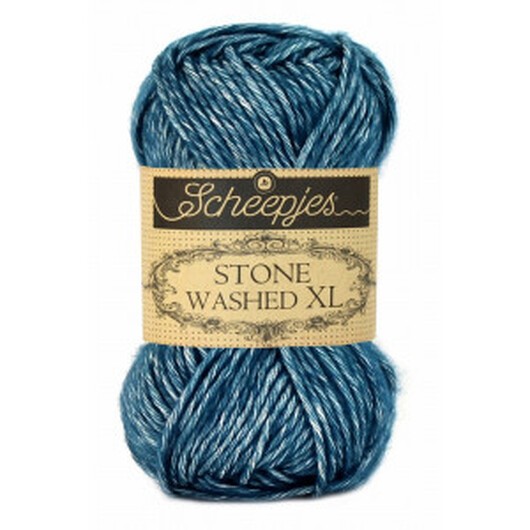 Scheepjes Stone Washed XL Garn Mix 845 Blue Apatite