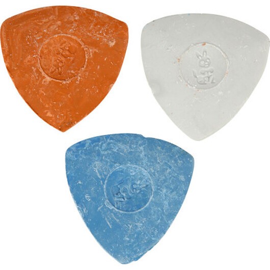 Skräddarkrita, diam. 5,5 cm, blå, röd, vit, 3 st / 1 frp.