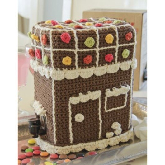 A Toast to Christmas! by DROPS Design - Vinkartongsöverdrag Virk-mönster 21 cm