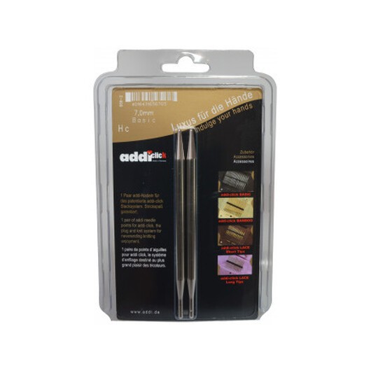 Addi Click Turbo Ändstickor Mässing 13cm 7,00mm US10Â¾