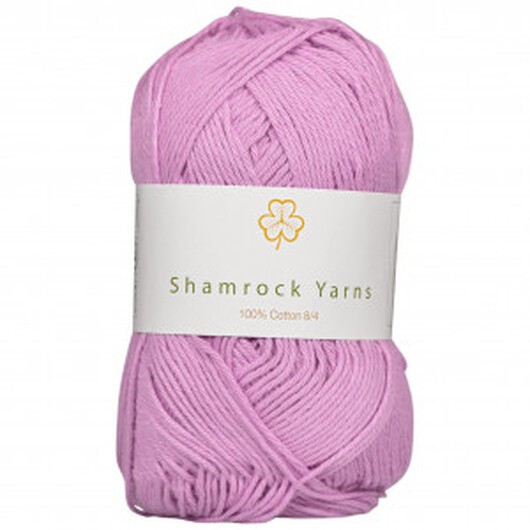 Shamrock Yarns 100% Bomull Garn 18 Puderrosa