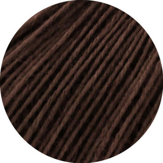 Lana Grossa Ecopuno Garn 212 Mörkbrun