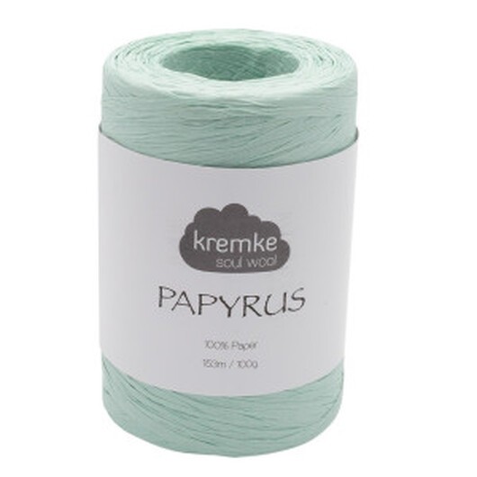 Kremke Soul Wool Papyrus 86 Blek Turkos