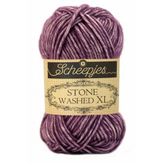 Scheepjes Stone Washed XL Garn Mix 851 Deep Amethyst