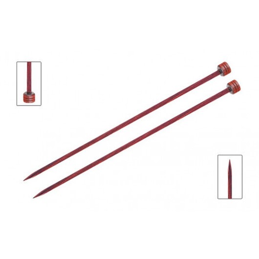 KnitPro Cubics Stickor / Jumperstickor Björk 25cm 6,50mm / 9.8in US10Â½