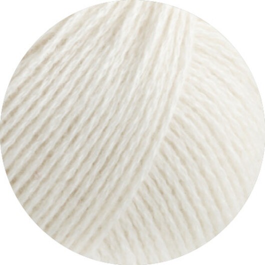 Lana Grossa Cashmere Pure Garn 09 Vit