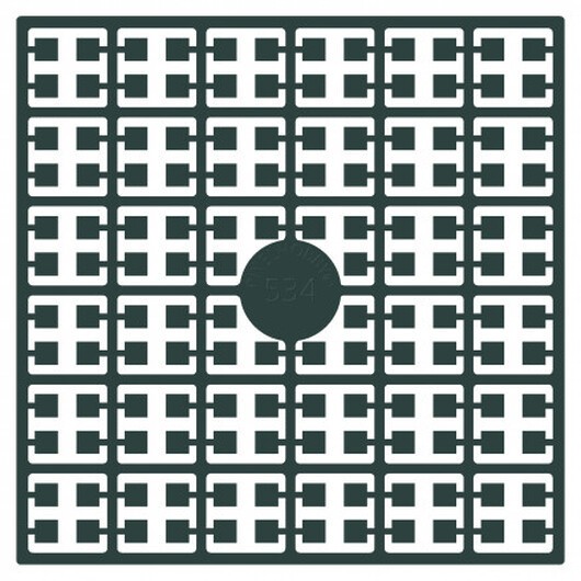 Pixelhobby Midi Pärlor 534 Mörk Petrol 2x2mm - 140 pixels