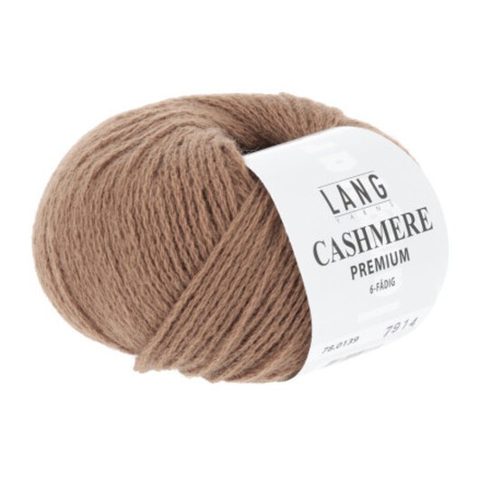 Lang Yarns Kashmir Premium Garn 139 Ljus Brun