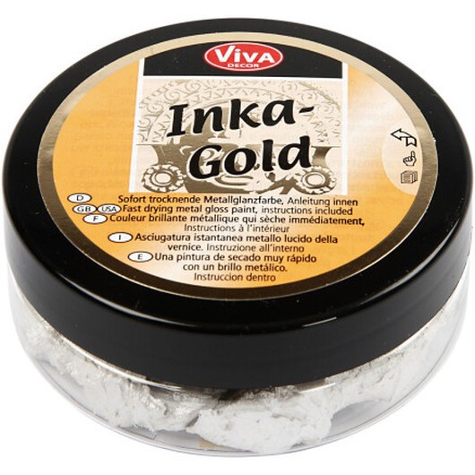 Inka Gold, platin, 50 ml/ 1 burk