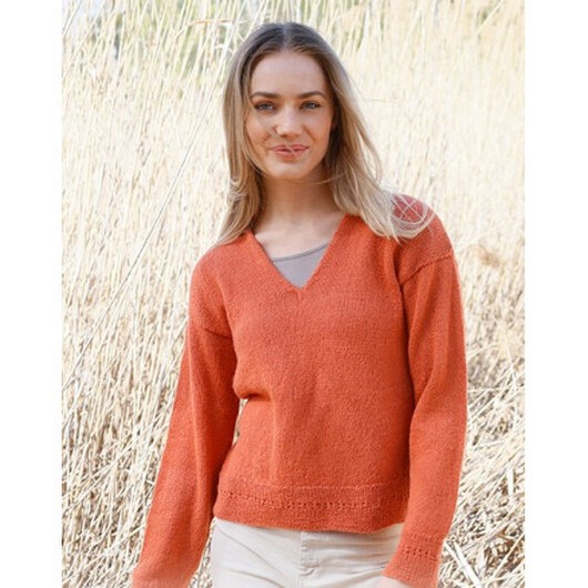 Simplicity by DROPS Design - Tröja Stickmönster str. S - XXXL