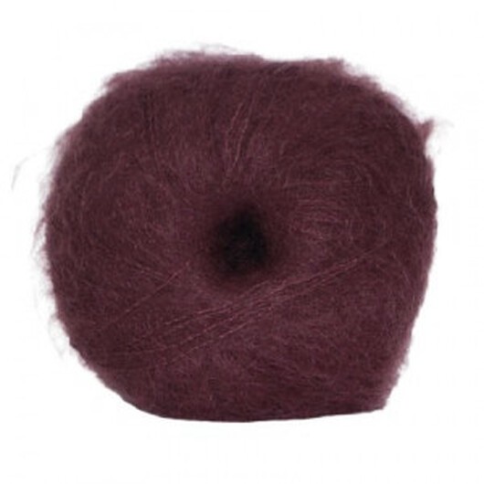 Hjertegarn Silk Kid Mohair Garn 1617 Bordeaux