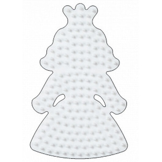Hama Midi Pärlplatta Prinsessa Liten Vit - 1 st.