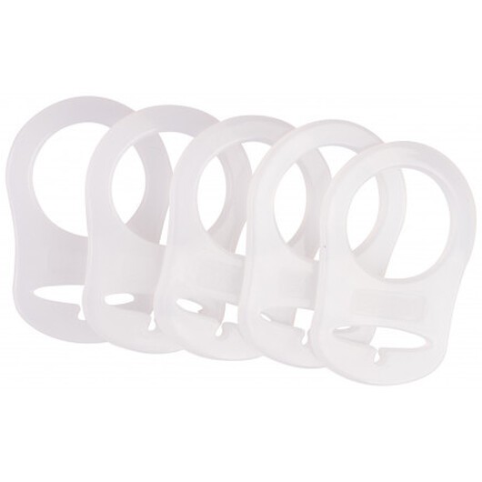 Infinity Hearts Napphållare Adapter Vit 5x3cm - 5 st