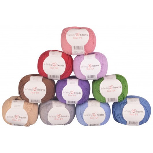 Infinity Hearts Rose 8/4 Garnpaket 11 Sommar - 10 st