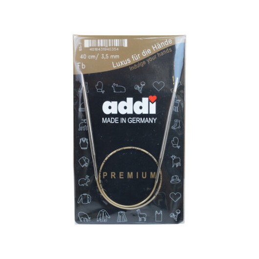 Addi Turbo Rundstickor Mässing 40cm 3,50mm / 15.7in US4