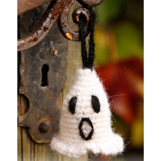 Casper by DROPS Design - Halloween Pynt Virkmönster 4 cm