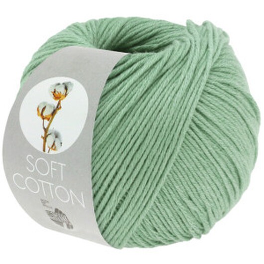 Lana Grossa Soft Cotton Garn 52 Mint