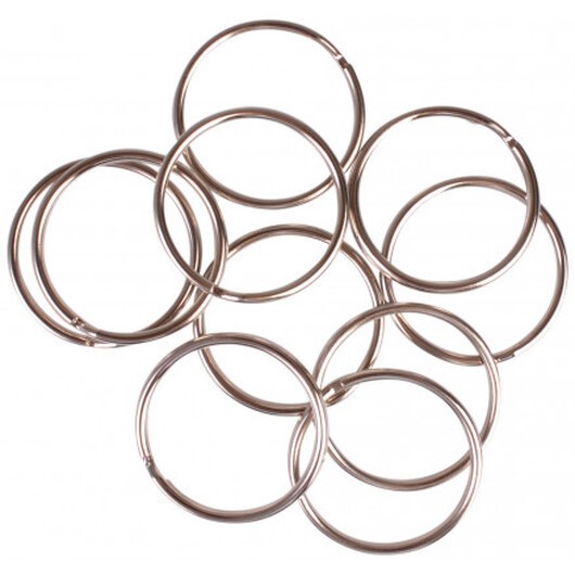 Infinity Hearts Nyckelring Tunn Silverfärgad 35mm - 10 st