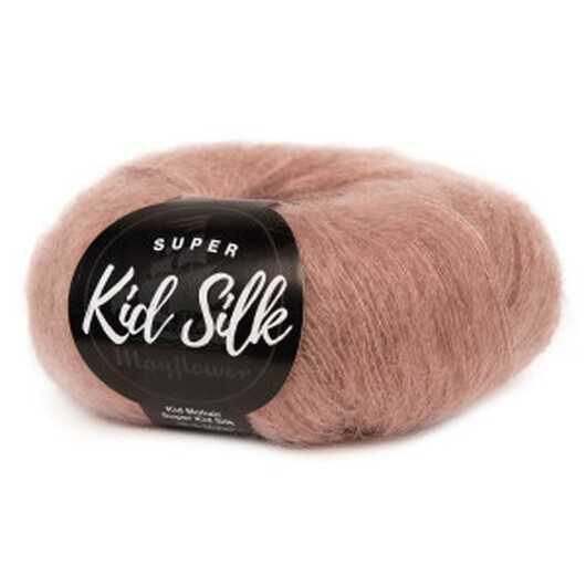 Mayflower Super Kid Silk Garn Unicolor 81 Konjak