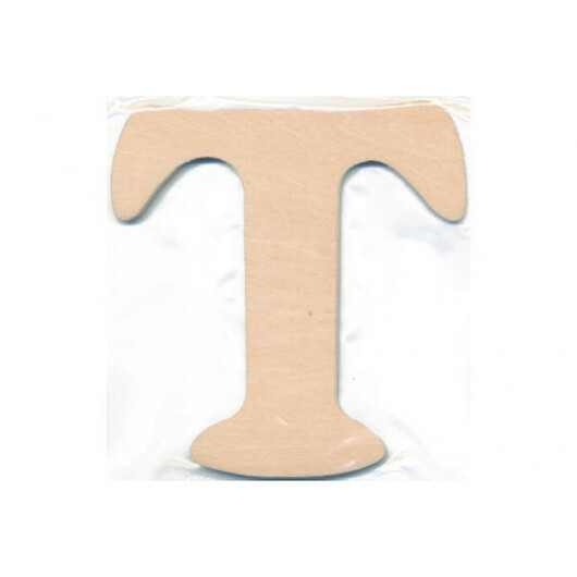 Träbokstav T 10x0,4cm - 1 st