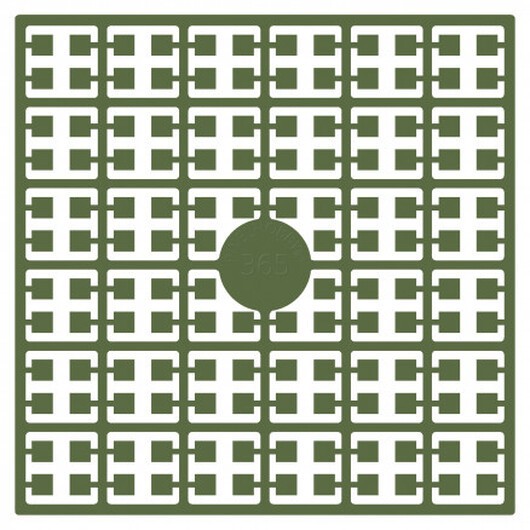 Pixelhobby Midi Pärlor 365 Mörkgrå Avokado 2x2mm - 140 pixels