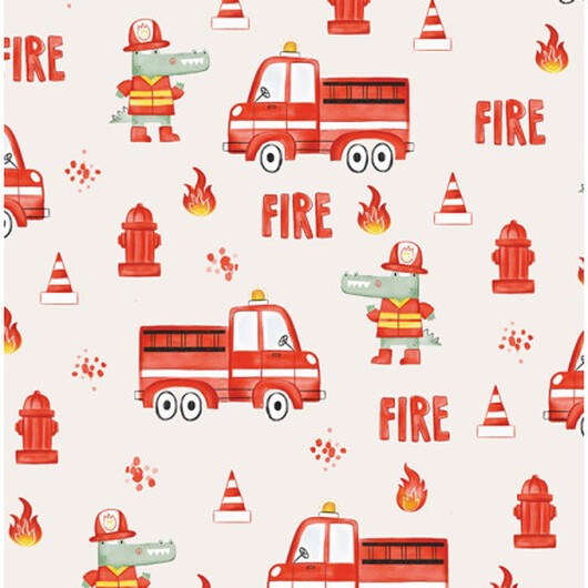 Bomullsjersey Print tyg 150 cm 151 Krokodil - 50cm