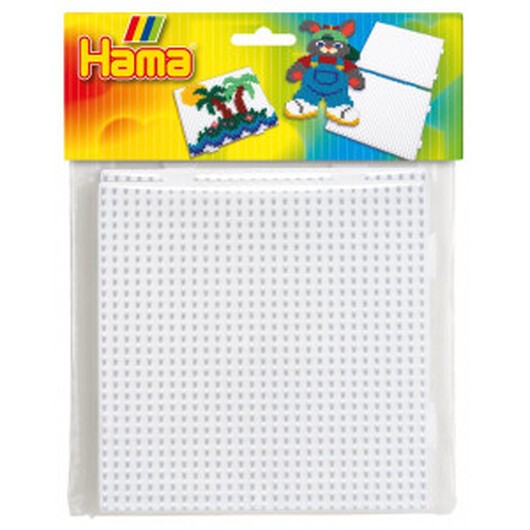 Hama Midi pärlplatta 4458 Samlingsplatta Fyrkant Vit - 2 st