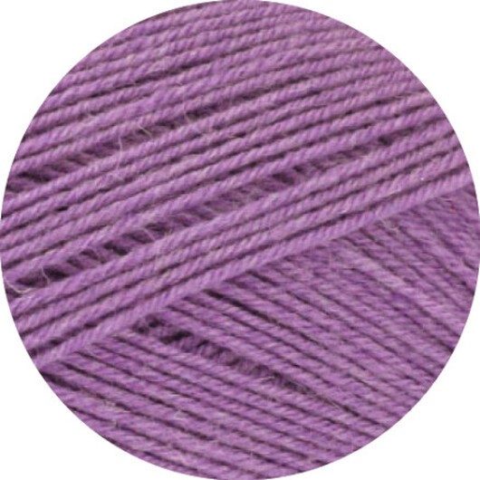 Lana Grossa Meilenweit 100 Merino Extrafine Uni Garn 2437 Mörk Fuchsia