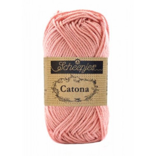 Scheepjes Catona Garn Unicolor 408 Old Rose